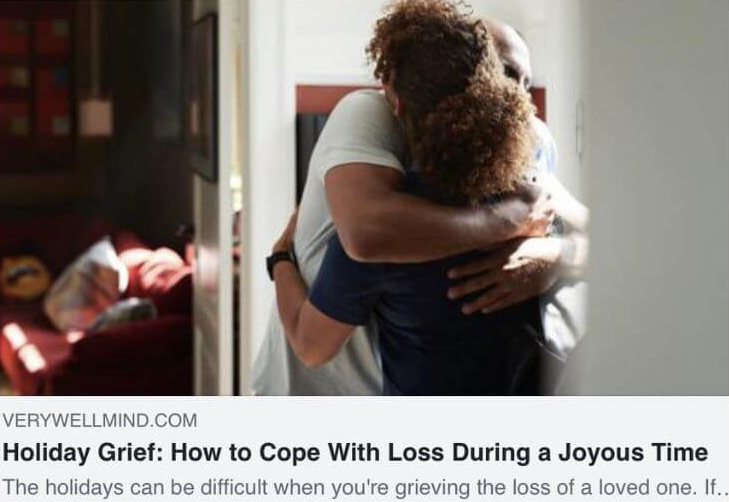 Holiday Grief: How to Cope With Loss During a Joyous Time Article